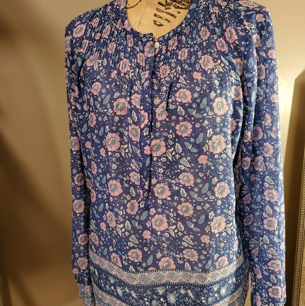 JCREW FLORAL TOP